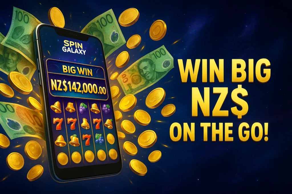Spin Galaxy NZ App - Win Big NZ$ On The Go with Mobile Casino!