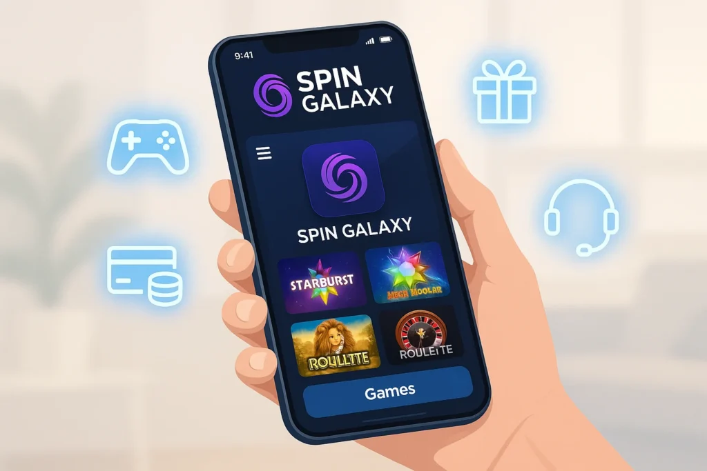 Spin Galaxy NZ - Mobile Platform Features and Ease of Use